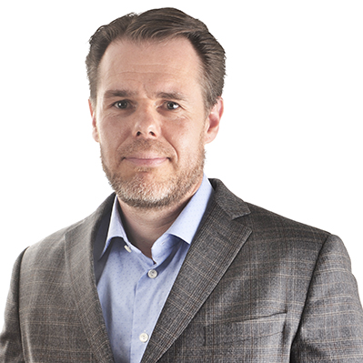 Porträtt av Iain Boleyn, försäljare för JAFO/Rat-Exx.
